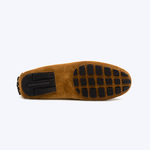 094 Mocassin daim tabac